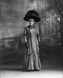 CH085/001/002/0076 Femme inconnue, 1910.