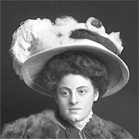 CH085 Femme inconnue, vers 1905-1915.