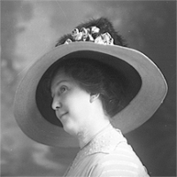 CH085/001/002/0128 Femme inconnue, 1910.