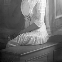 CH085/001/002/0054 Femme inconnue, 1905.